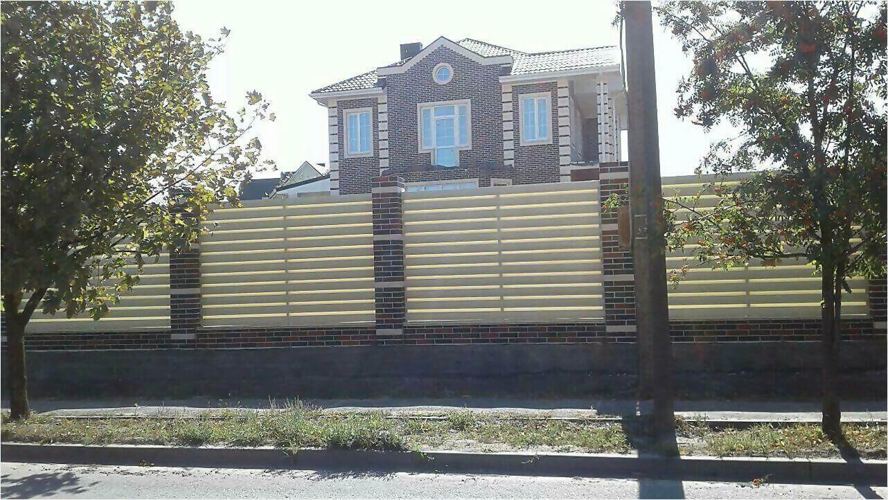 Забор из штакетника 115м фото2 в Киржаче