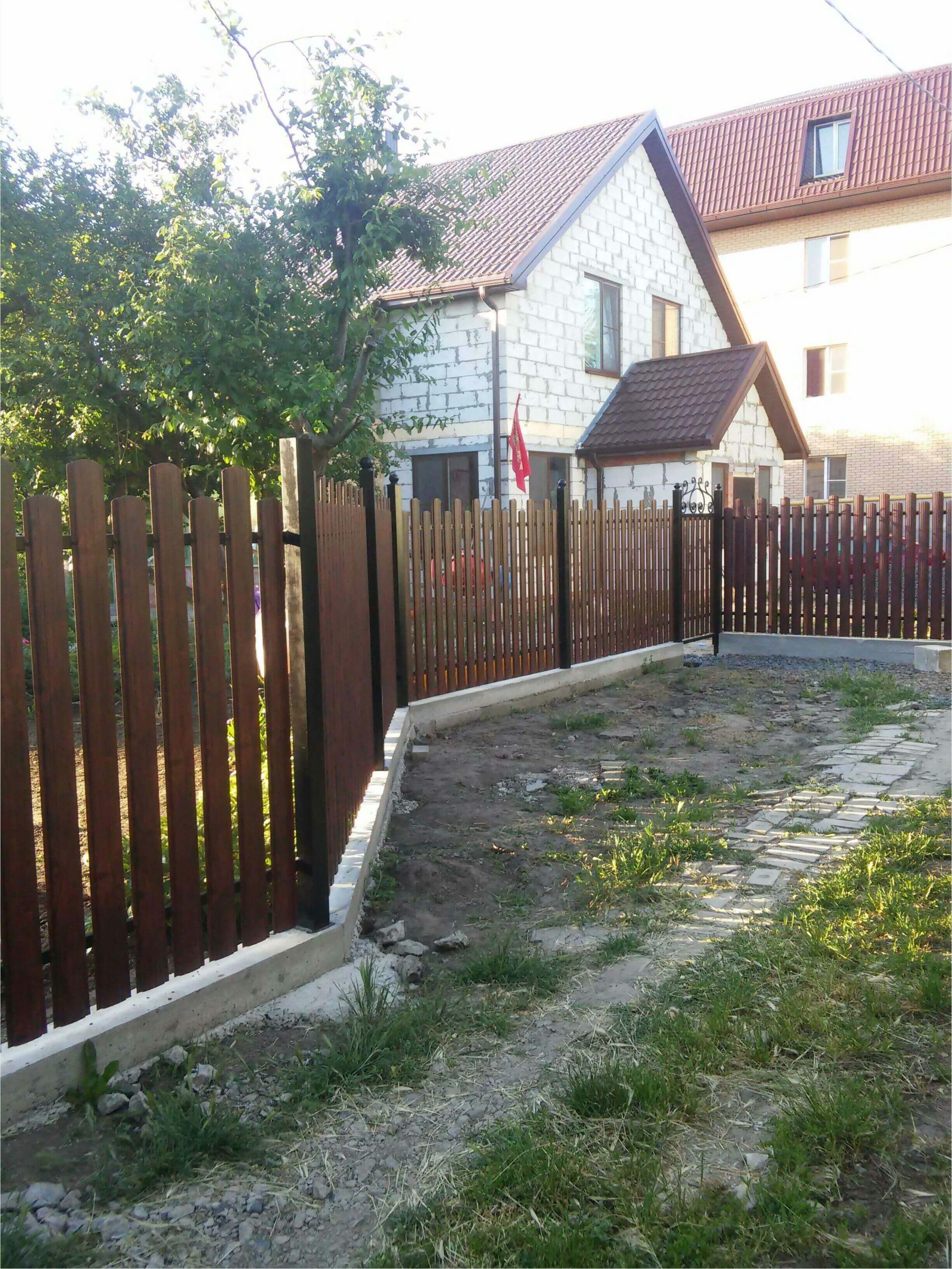 Забор из штакетника 90м фото4 в Киржаче