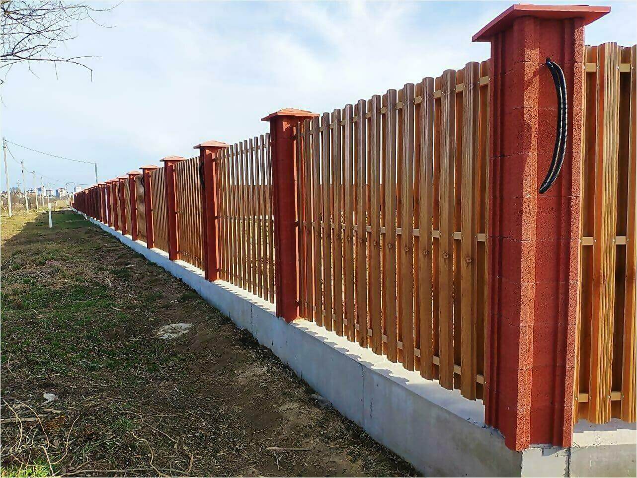 Забор из штакетника 115м фото3 в Киржаче