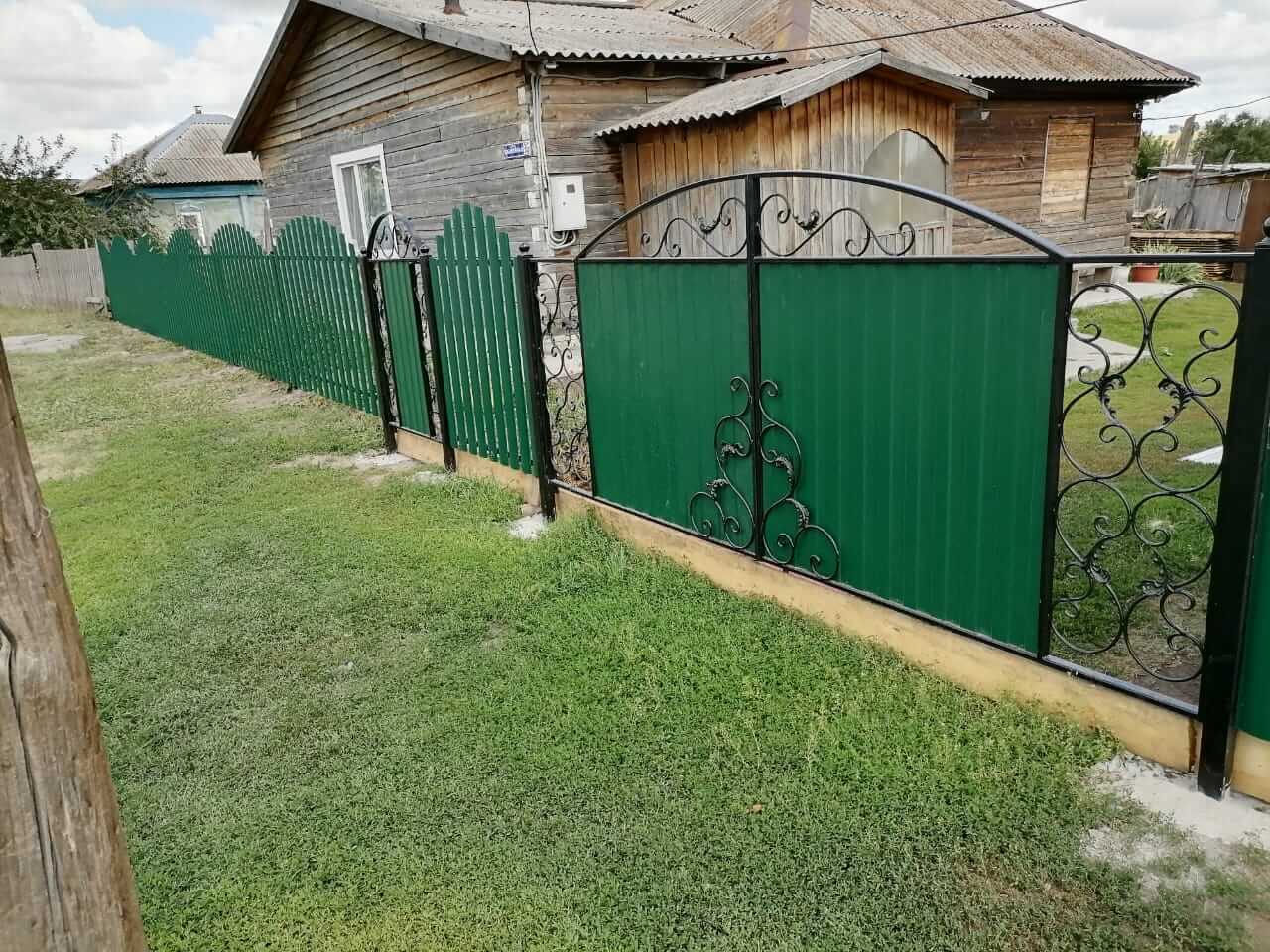 забор из штакетника Зеленый Мох фото5 в Киржаче
