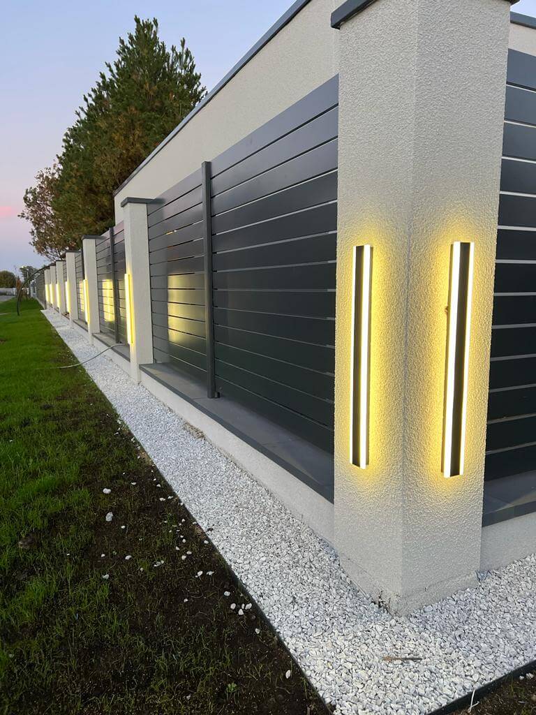 Забор-ранчо из металлопланкена 36м RAL7024 Серый Графит фото 12 в Киржаче