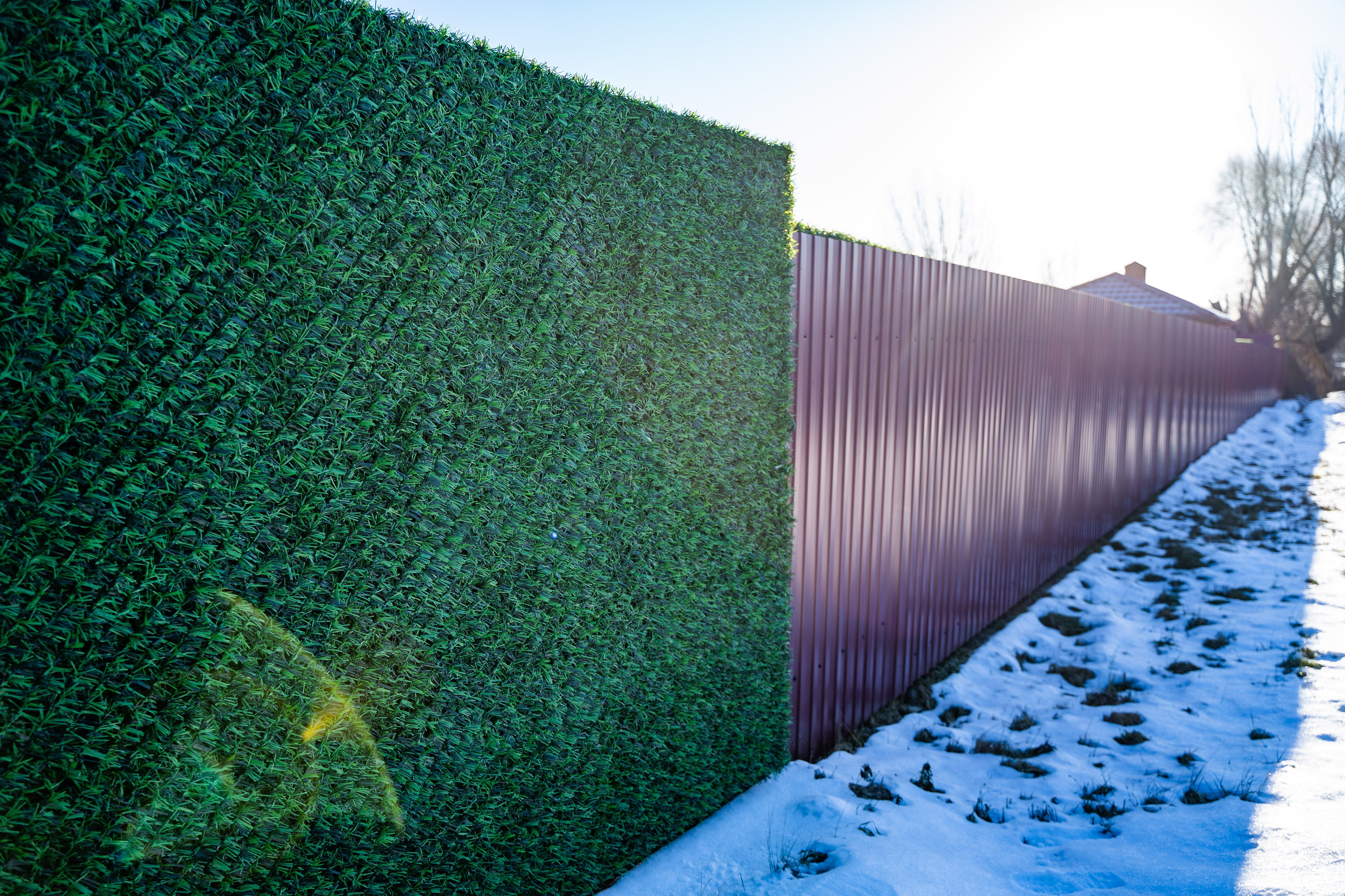 Вечнозеленый забор Grass Fence рулон 2м фото 11 в Киржаче
