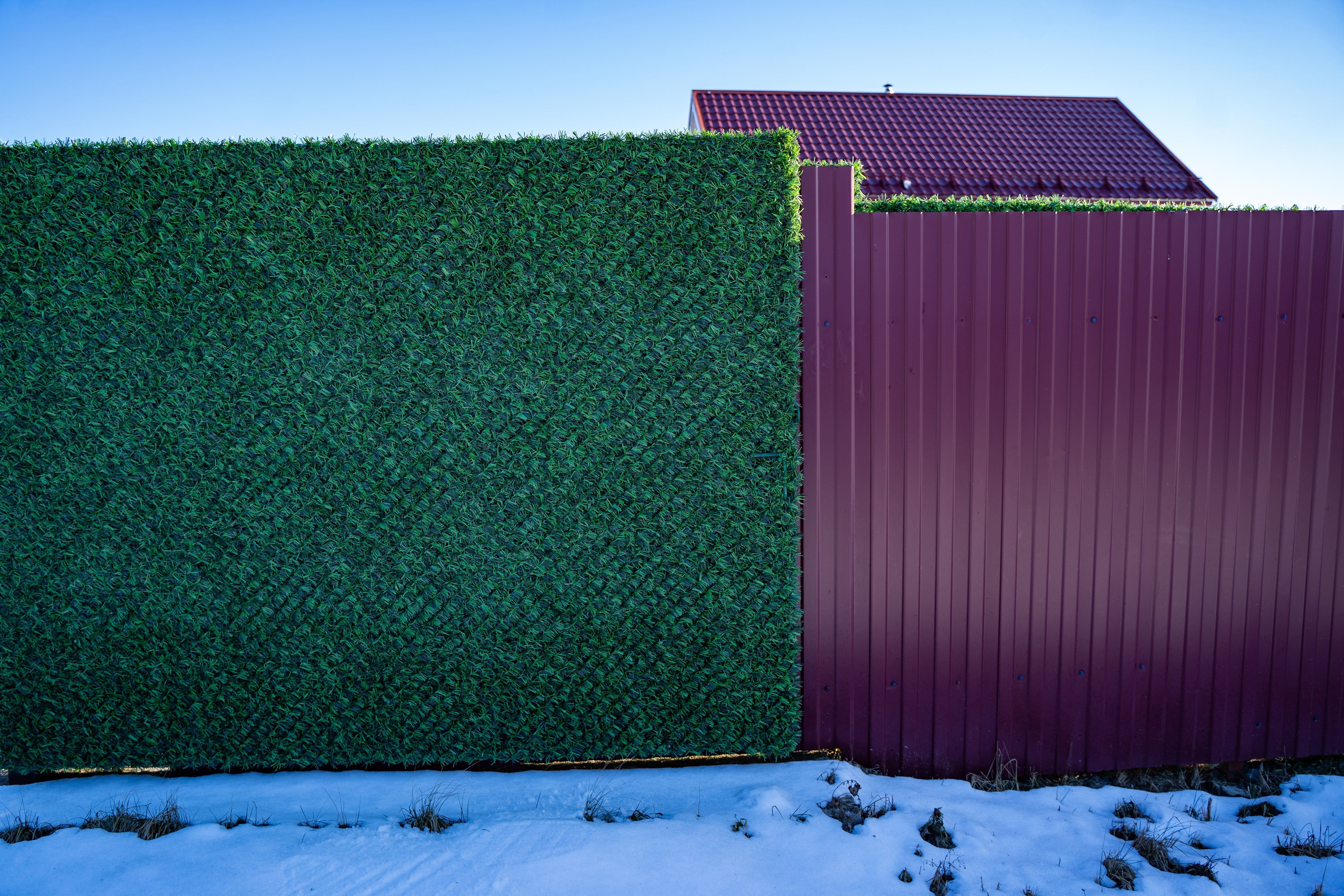 Вечнозеленый забор Grass Fence рулон 2м фото 2 в Киржаче